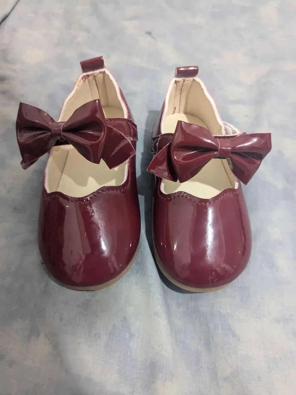 Sapato infantil vermelho