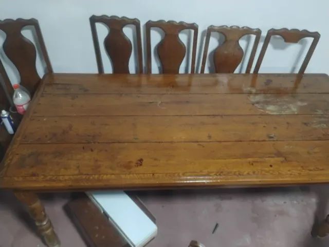 Mesa em madeira maciça (leia a descrição) - Foto 3