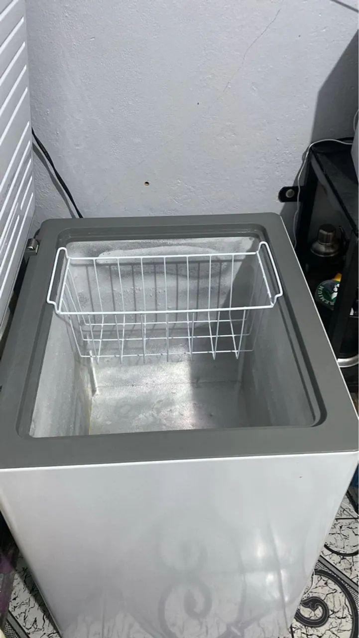 Freezer Horizontal Branco com Cesto - Geladeiras e Freezers - Parque 10 ...