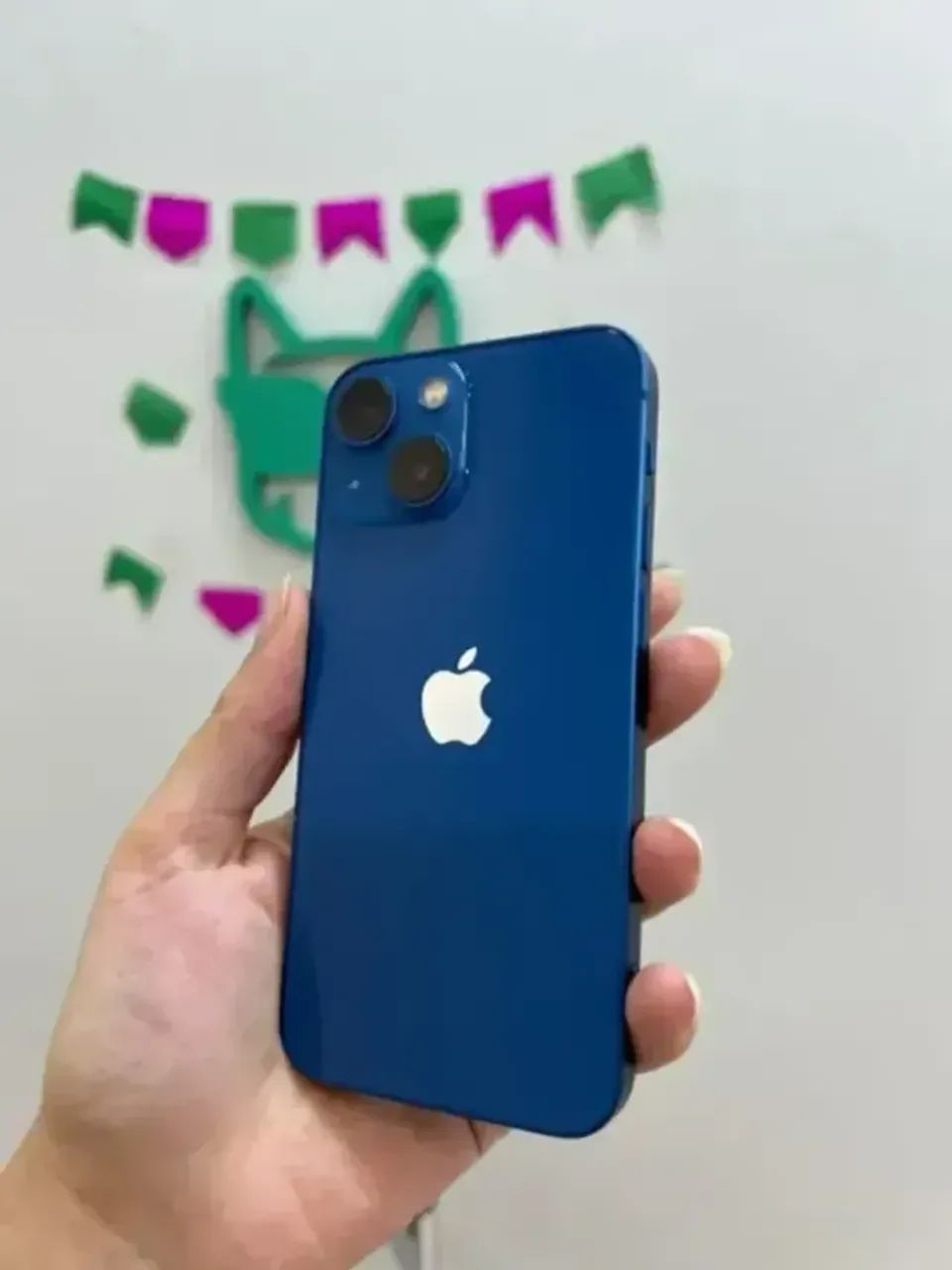 iPhone 13 128GB Azul - Seminovo - 84% Bateria com Caixa - Retirada