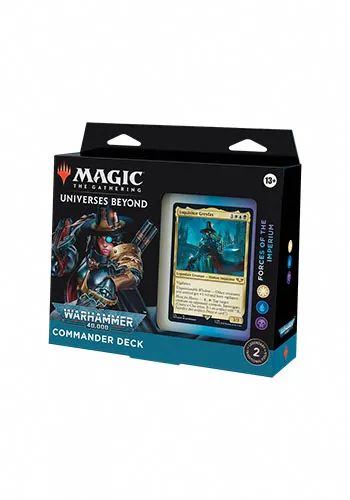 Deck de Commander Magic - Warhammer 40.000 - Forças do Império - Lacrado - Foto 3