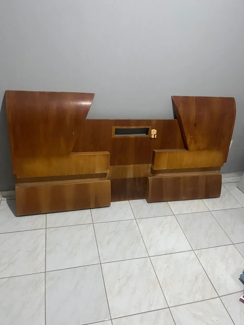 Cabeceira de Cama de Madeira Clássica - Foto 4