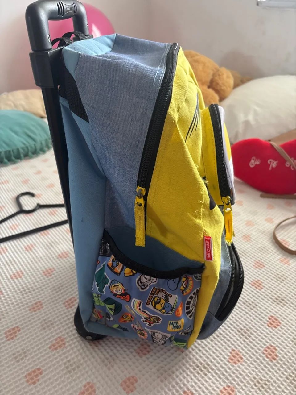 Mochila de carrinho minions  - Foto 3