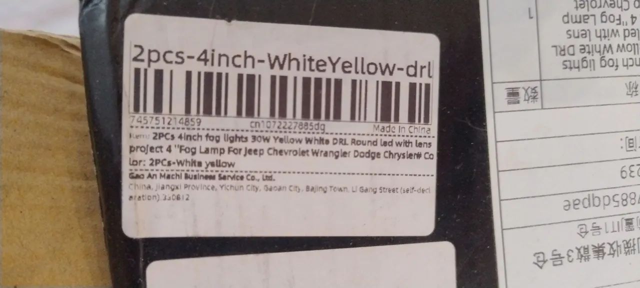 Farol de milha de led com DRL 4 pol - Foto 2