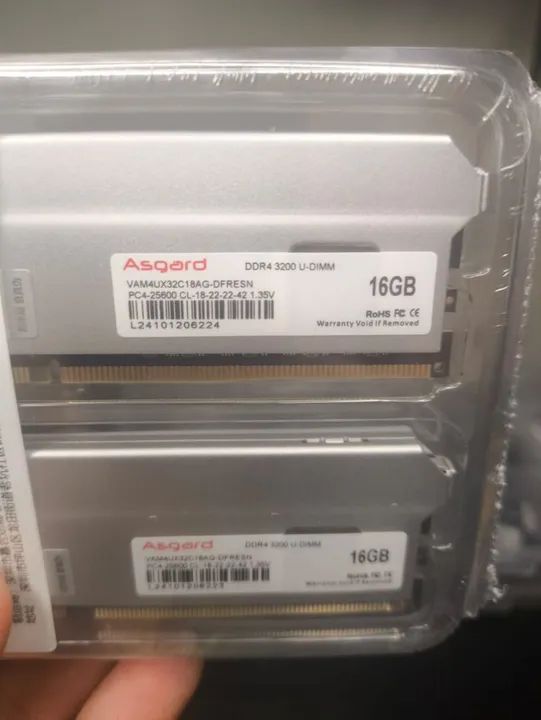 Kit Memória RAM Asgard 32GB (16GBx2) DDR4 3200MHz - Foto 2