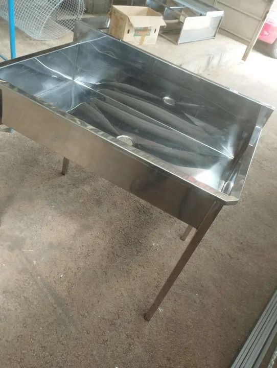 Tanque inox p lavar peças - Foto 3