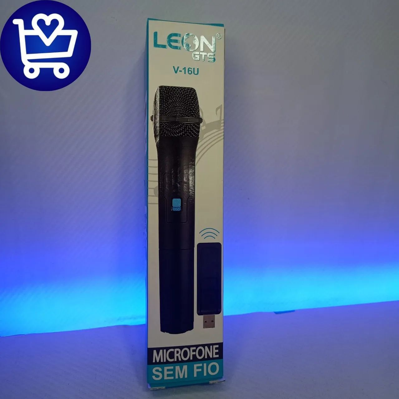 Microfone Sem Fio Leon GTS V-16U - Foto 2