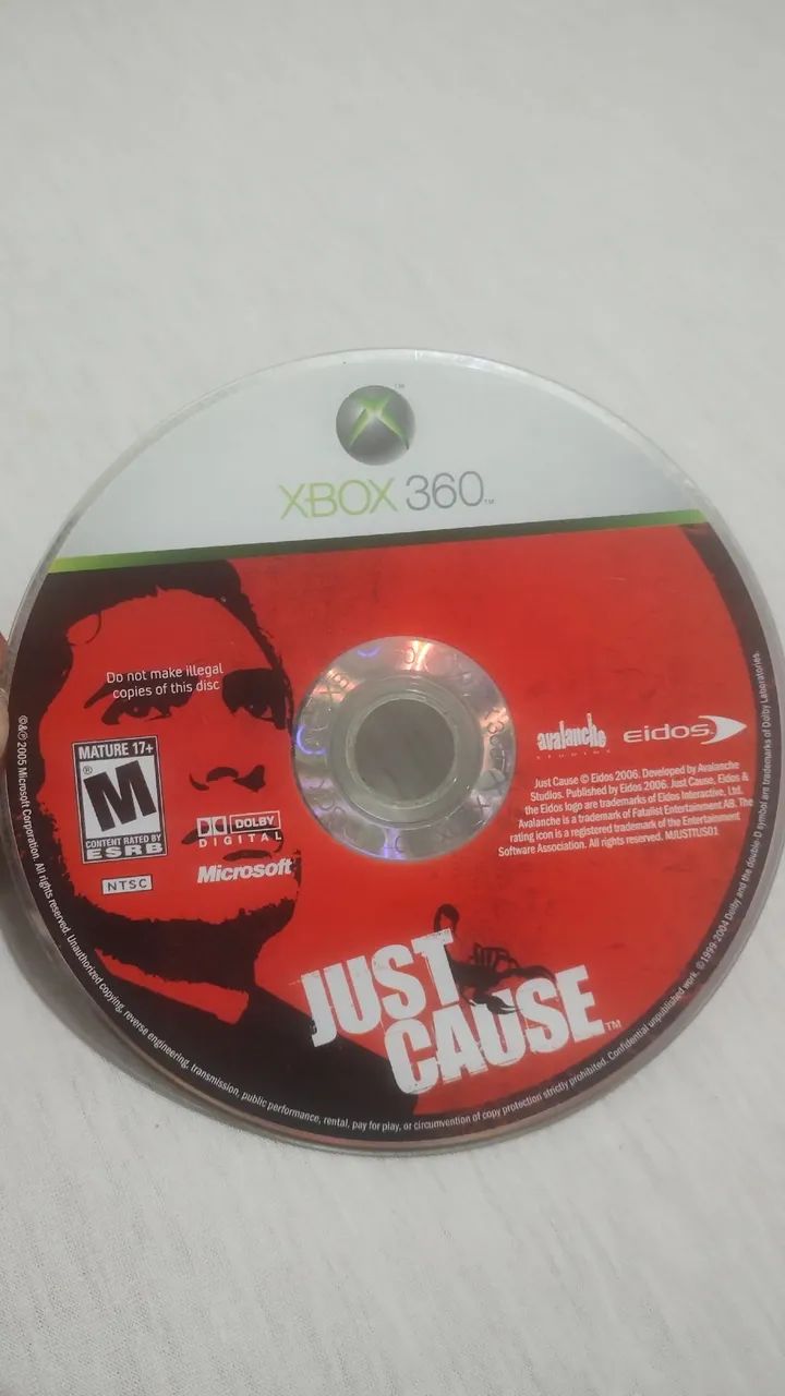 Just cause Xbox 360