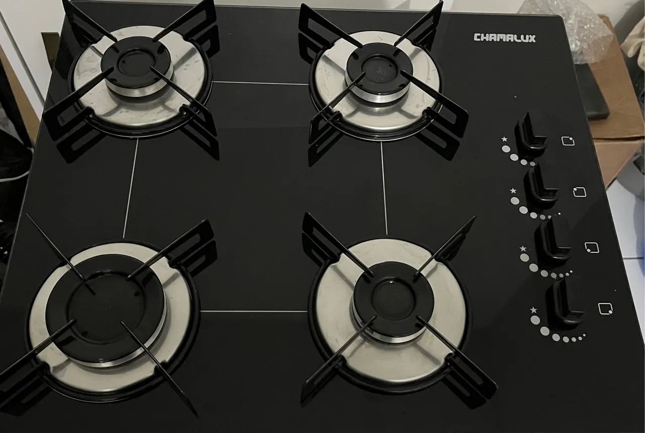 Cooktop Chamalux 4 Bocas Preto - Foto 2