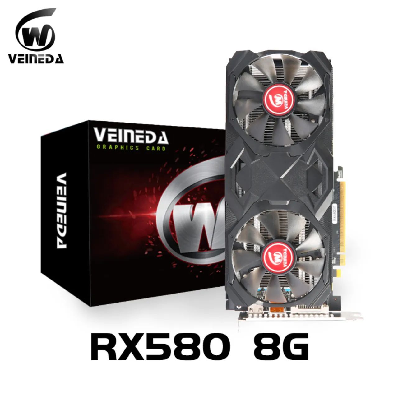 RX 580 8GB VEINEDA - Placas de Vídeo - Centro (Jacaré), Cabreúva