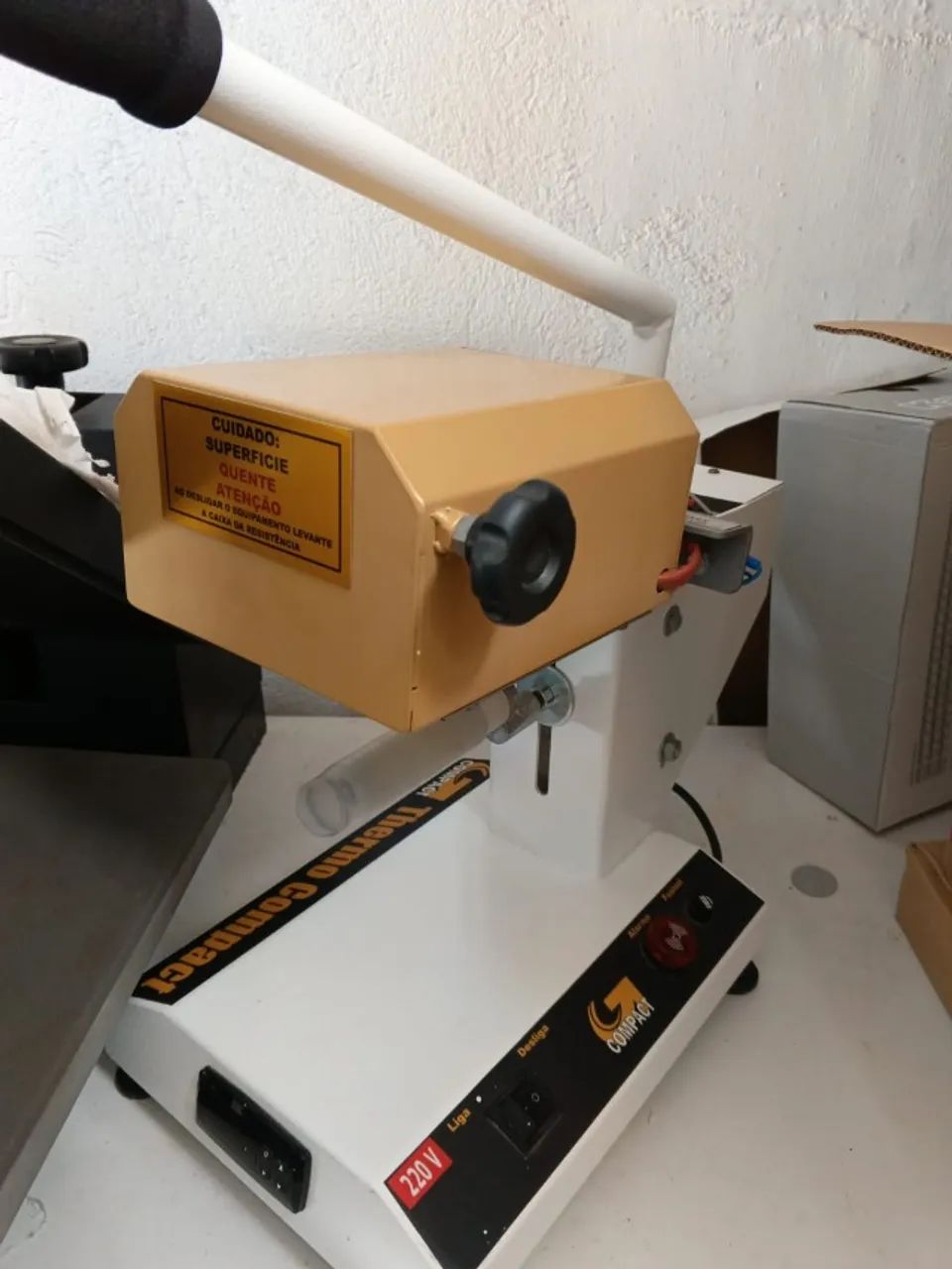 Kit Transfer Giro 360 Thermo Compact Copos E Cilíndricos + Impressora Laser colorida HP - Foto 4