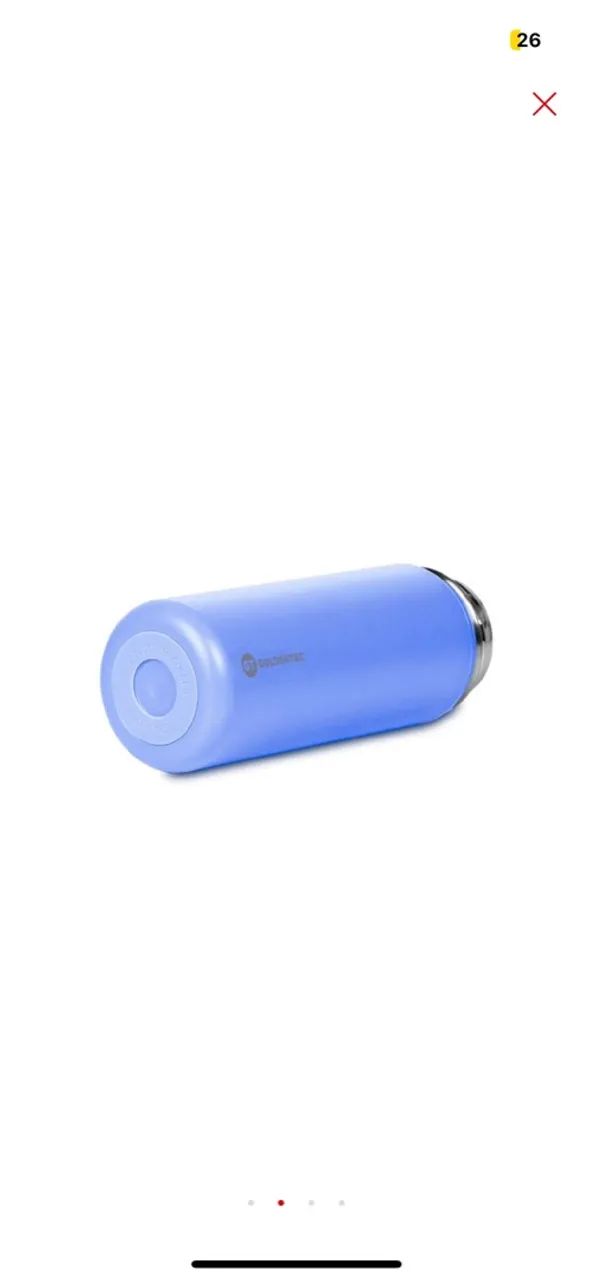 Garrafa de água térmica Goldentec 750ml - roxa - Foto 2