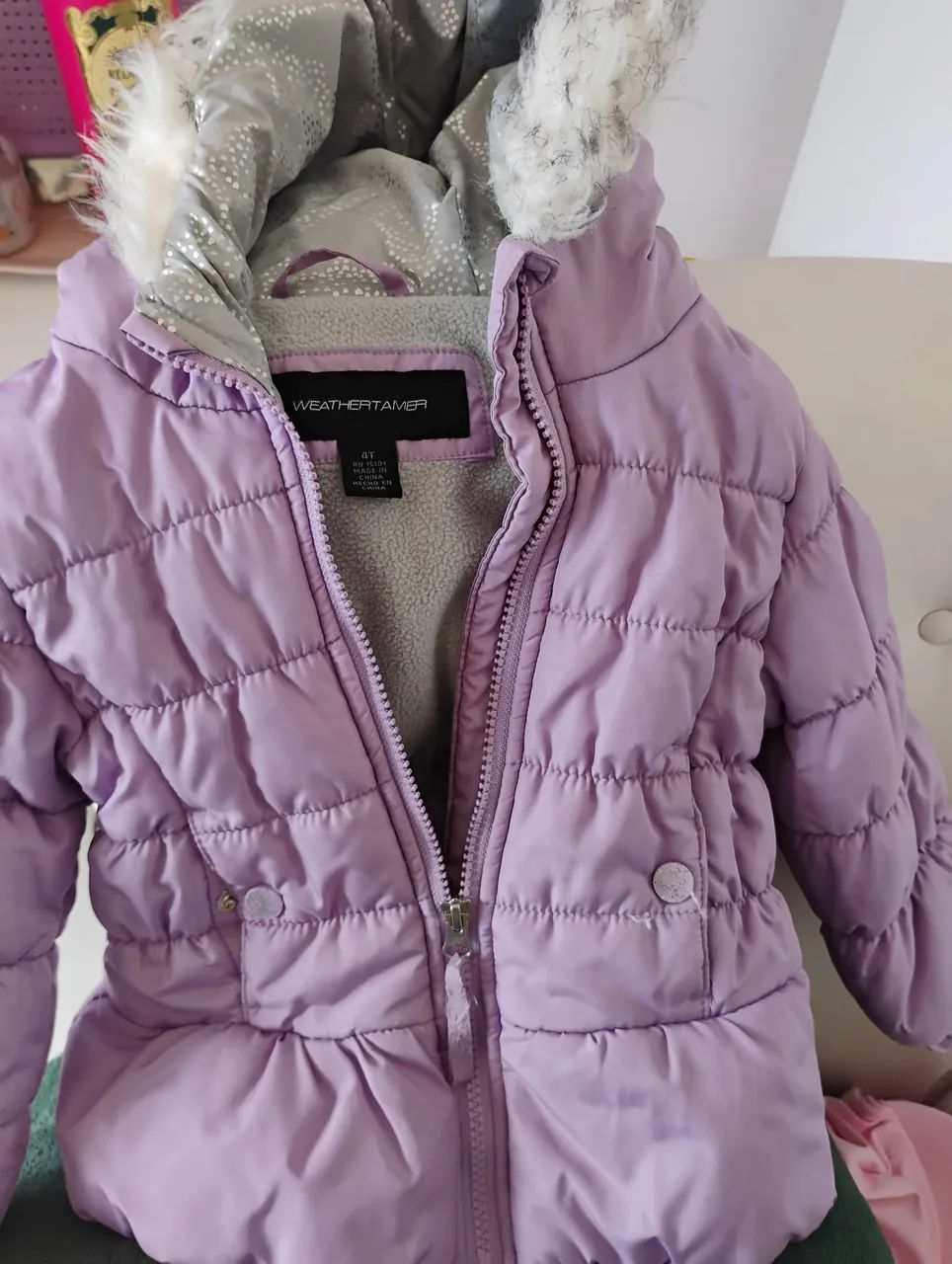 Casaco para frio neve comprado nos EUA 3 anos/4 anos  - Foto 3