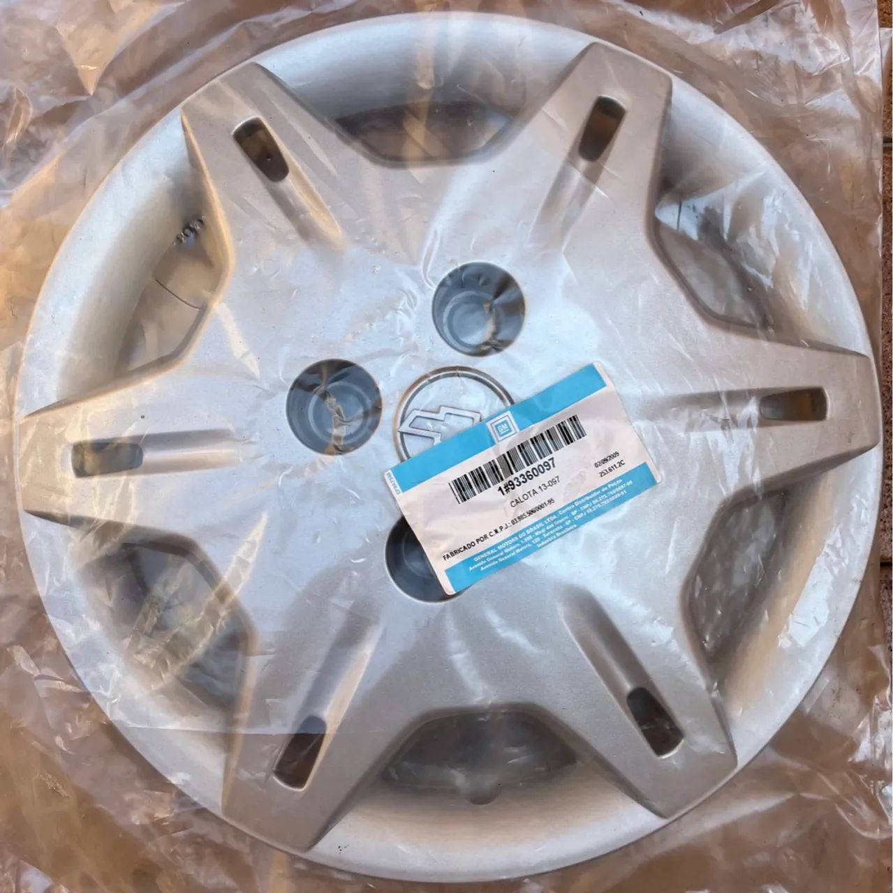Calota Original GM aro 13 Corsa/Classic - Foto 3