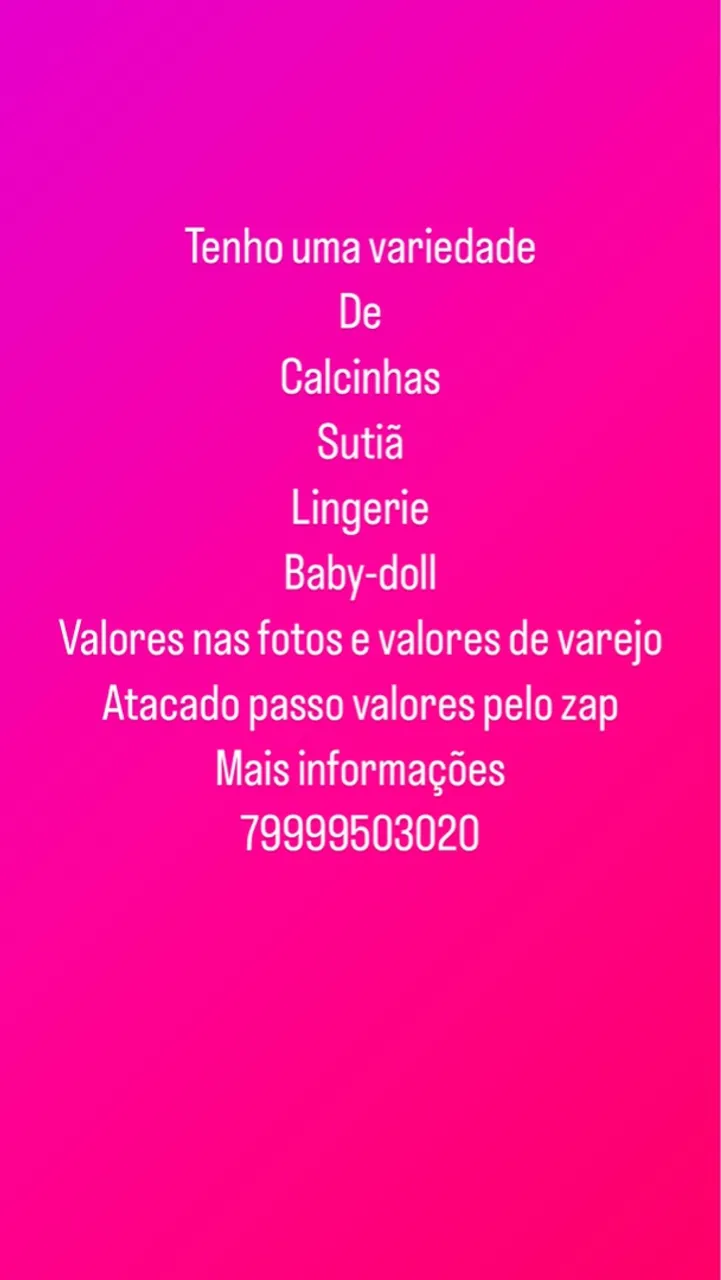 Lingerie no atacado