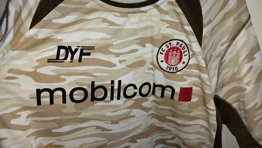 Camisa St. Pauli  third 2012 camuflada #2 Lechner  DO YOU FOOTBALL são paulo borussia - Foto 3