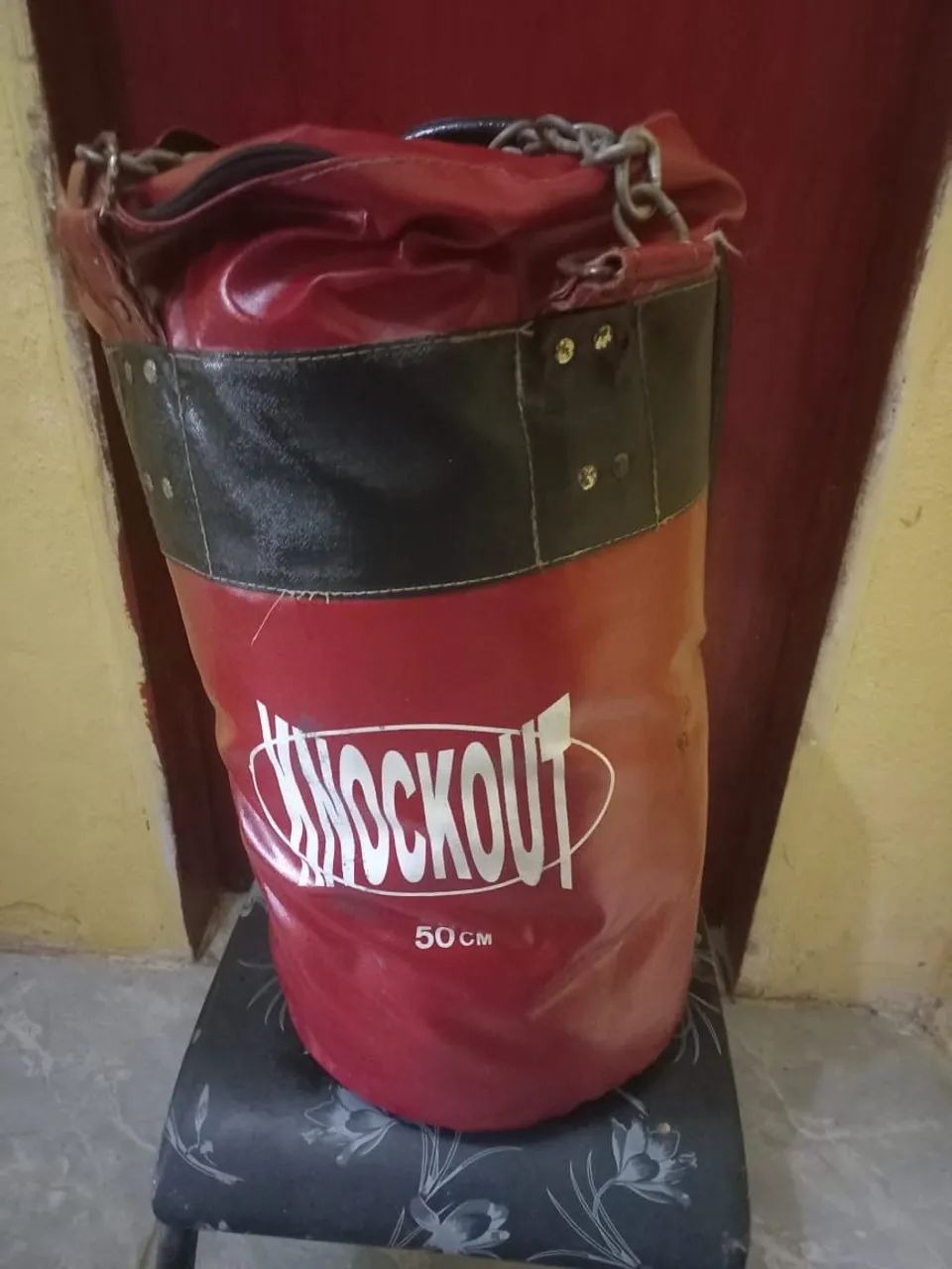 Vendo saco de pancada knockout de 50 cm. VALOR NEGOCIÁVEL, SOU DE CAETES I, ABREU E LIMA  - Foto 6
