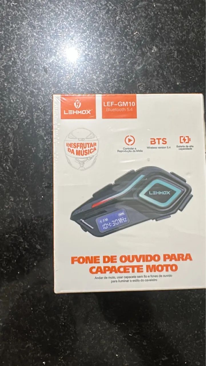 Fone capacete