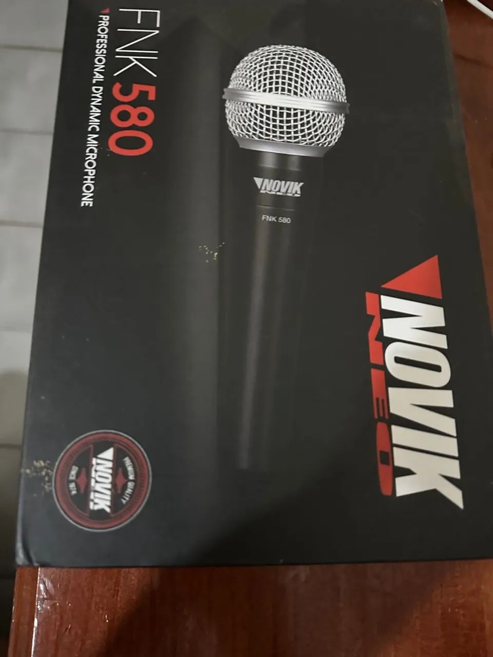 MICROFONE FNK 580 PROFISSIONAL - Perfeito para Voz, Palco e Karaokê!  - Foto 3