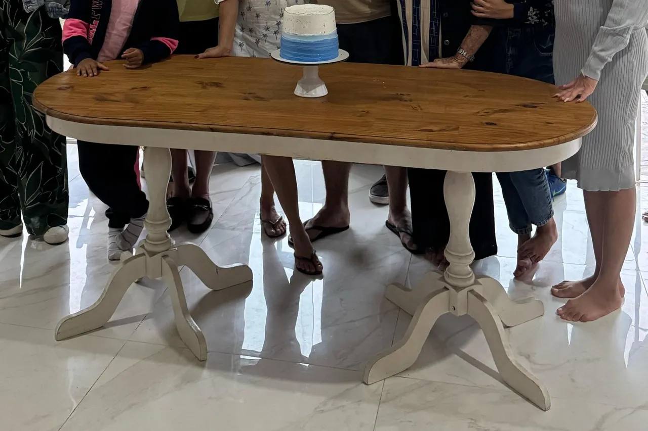 Mesa de decoração de festas