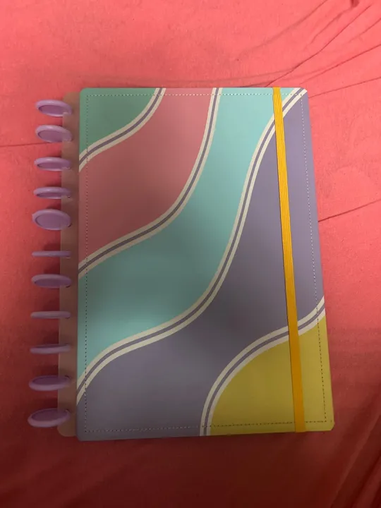Capa e contracapa para caderno inteligente