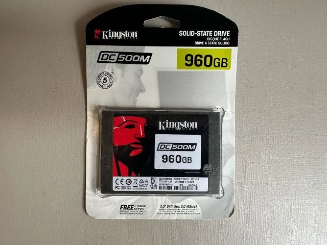 SSD 960GB Kingston Sata DC500M Armazenamento Setor Noroeste