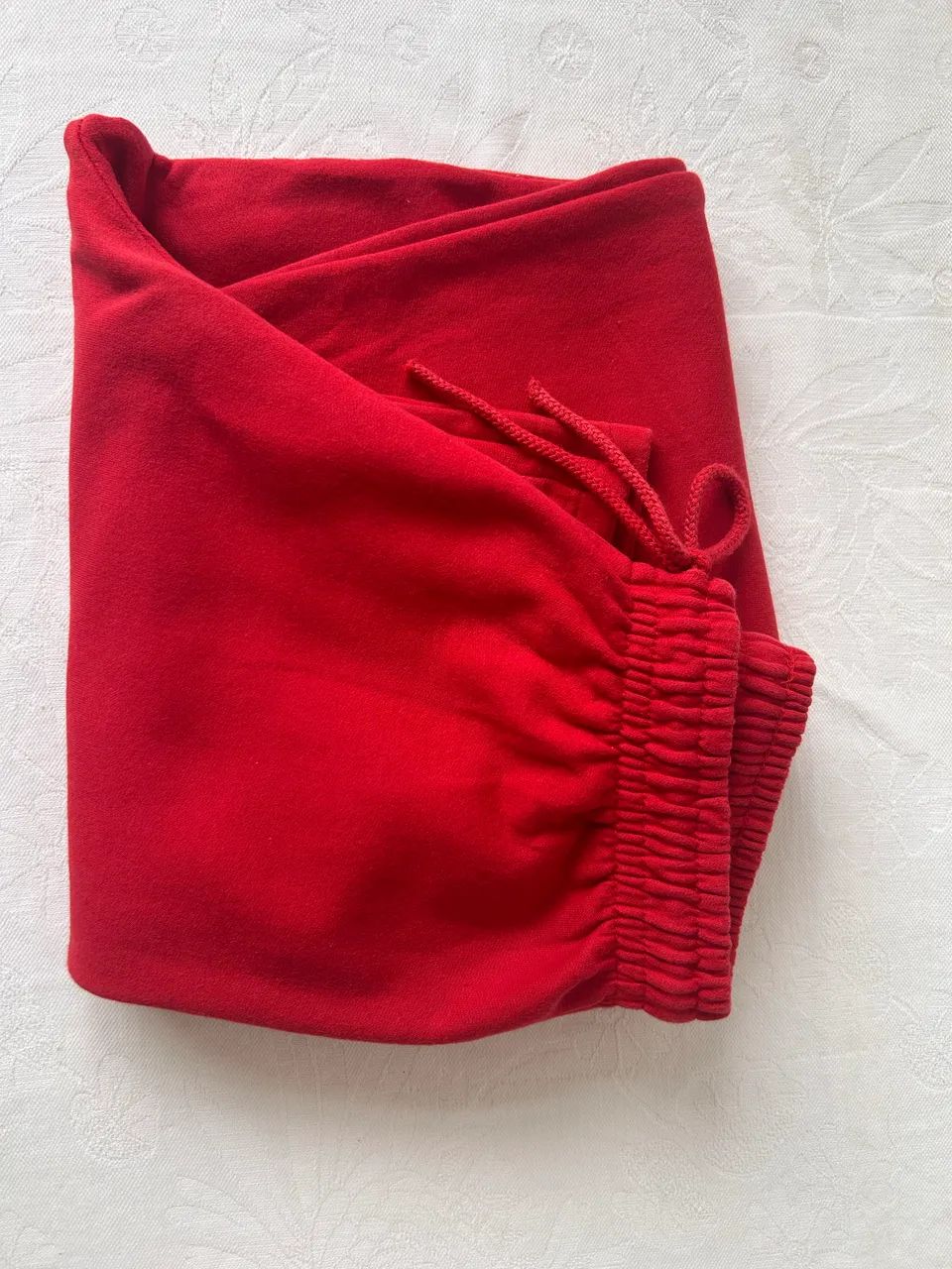 Calça Moletom infantil vermelha Malwee Kids - Foto 3