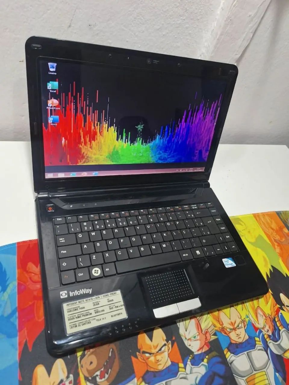 NOTEBOOK ITAUTEC ÓTIMO/4GB DE RAM/500GB DE HD/ FAÇO ENTREGA