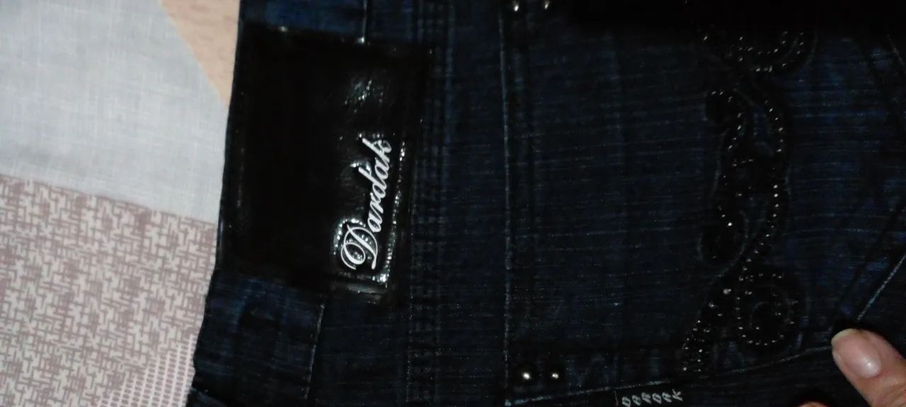 Calça jeans laycra semi nova n 44 - Foto 5