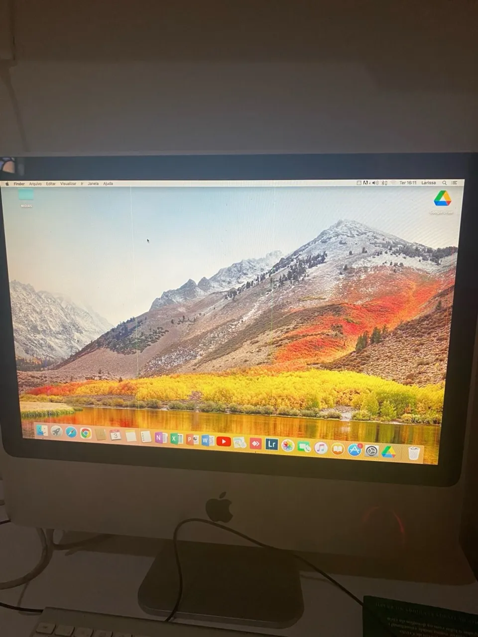 iMac Apple Prateado Tela 20 Polegadas