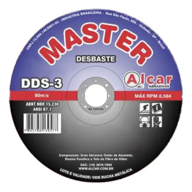 DISCO DESBASTE 7 DDS-3 ALCAR 1