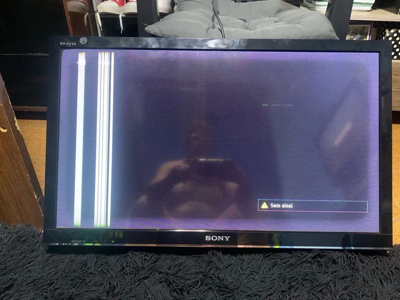 TV Sony Bravia com defeito na tela - Foto 3