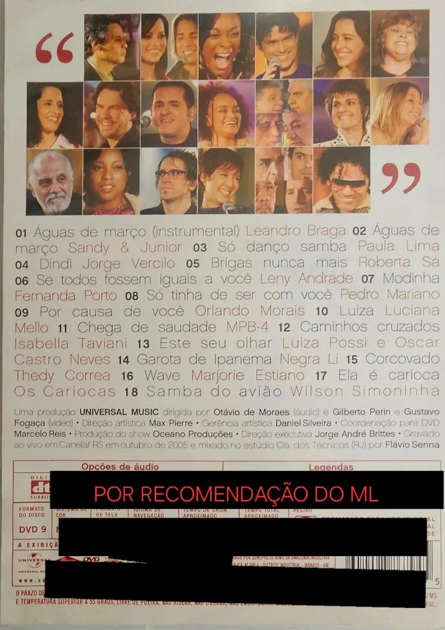 Casa da Bossa - Homenagem a Tom Jobim - DVD - Foto 2
