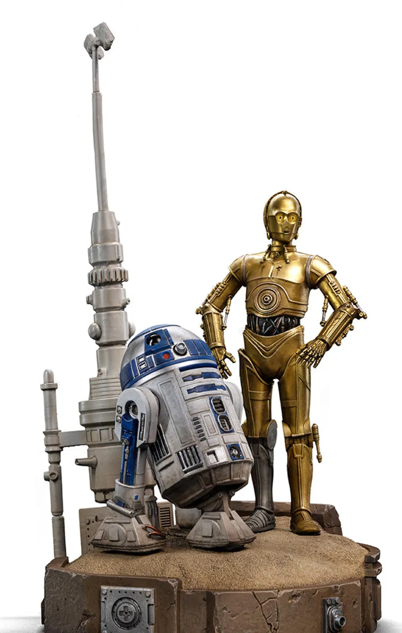 Estátua C-3po And R2-d2 Deluxe - Star Wars - Art Scale 1/10