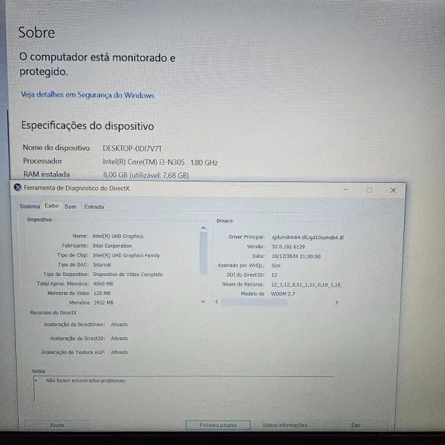 Notebook Acer i3 N305 - 8Gb Ram - 512Gb SSD - Foto 2