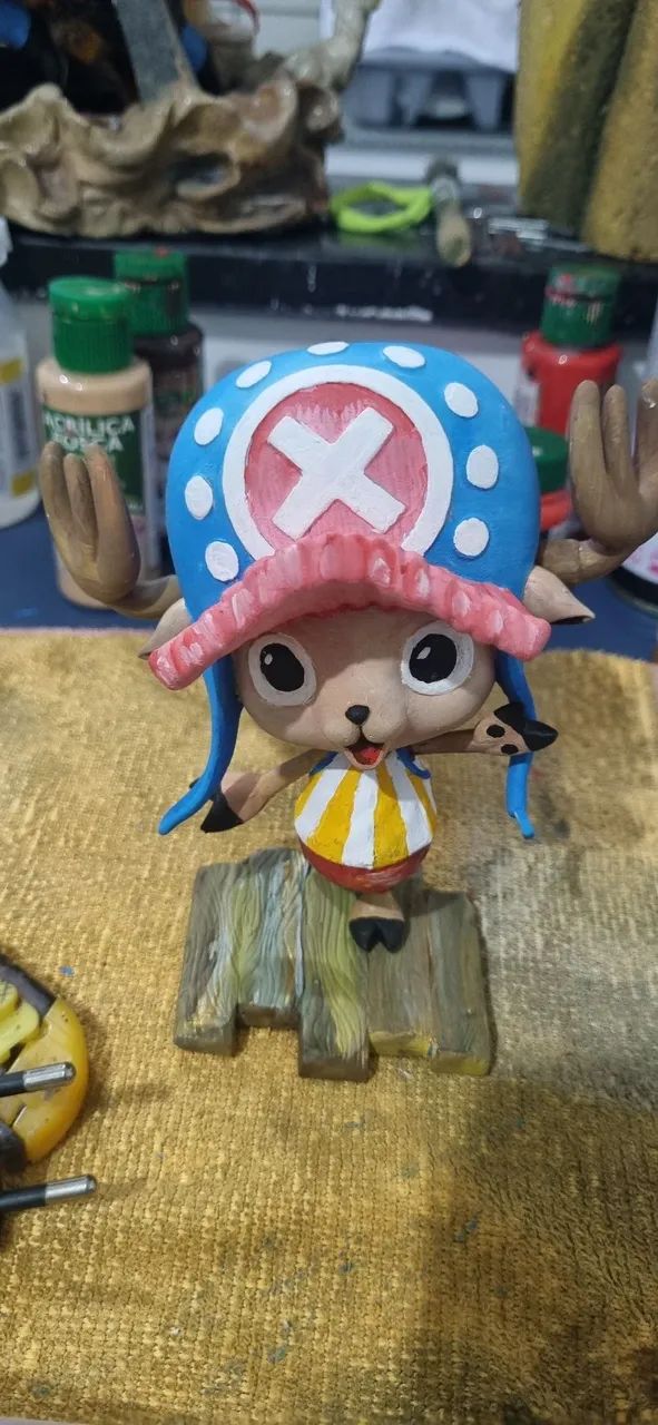 Chopper one piece 12x13cm impressão 3d resina  - Foto 3