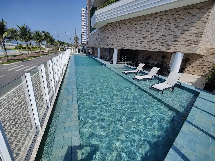 NOVO Frente Mar no bairro Caiçara em Praia Grande. O Alto Padrão mais completo de toda a r