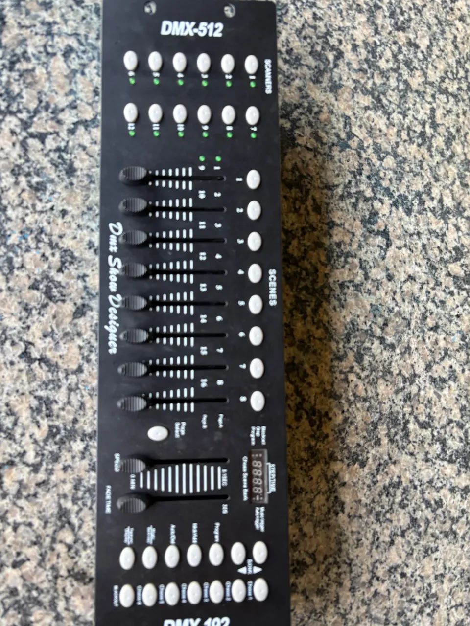 Mesa dmx com o CI queimado 