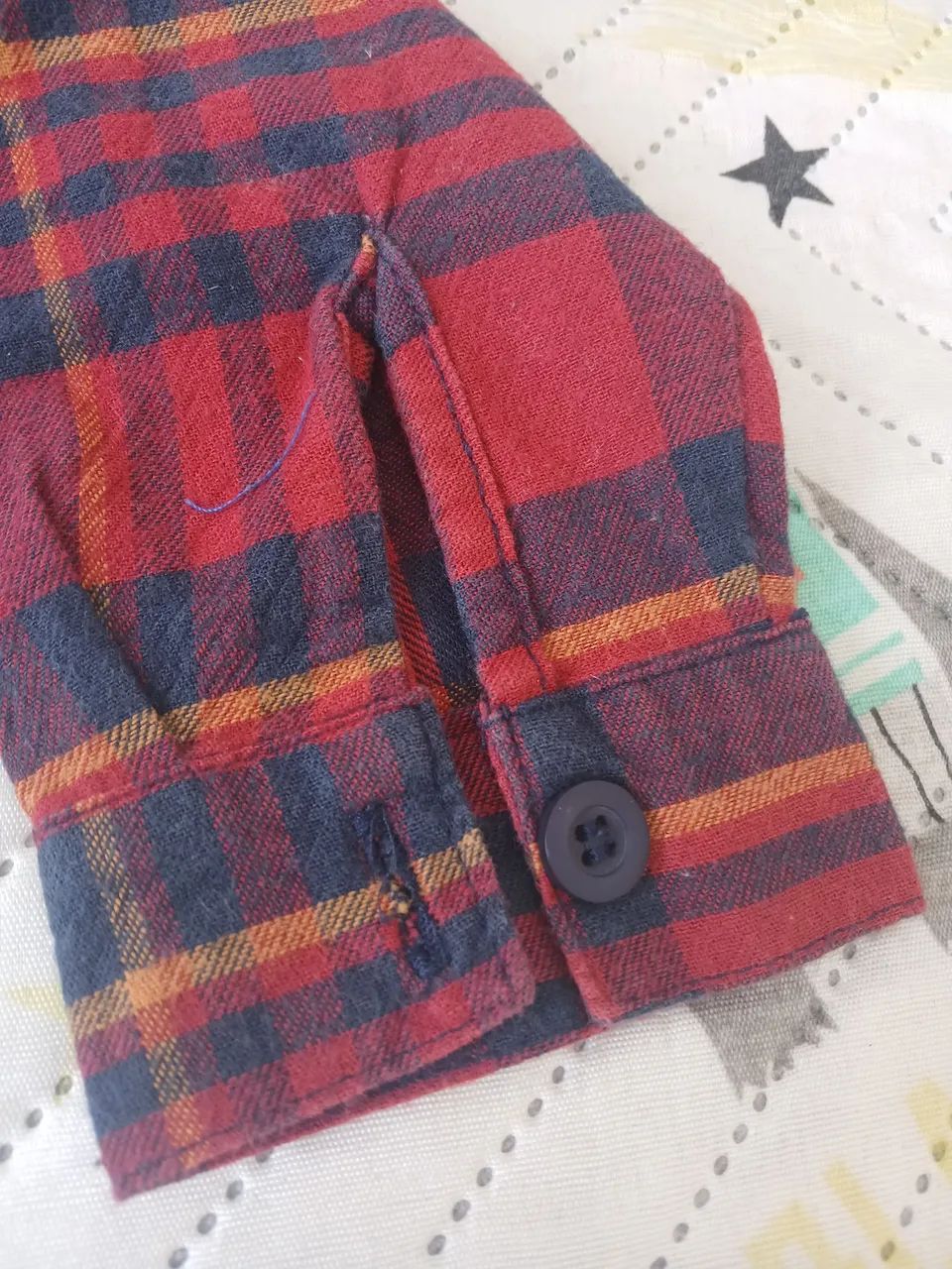 Camisa Infantil Xadrez - tam 3 - Foto 3