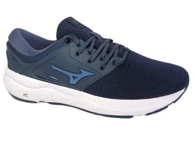 Tênis Esportivo Mizuno Titan Masculino Numeração 42 cor azul aço