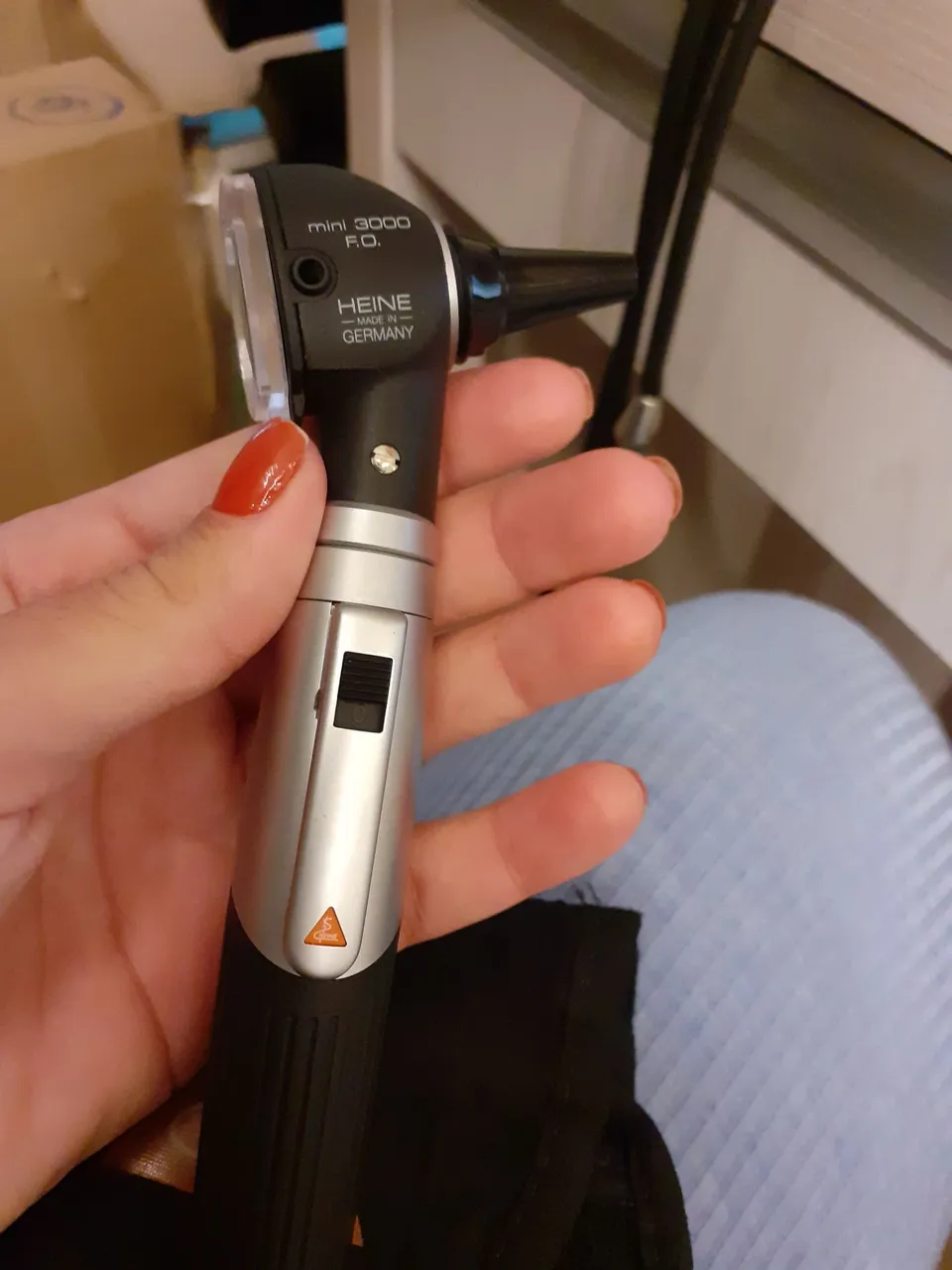 Otoscópio Heine mini 3000 F.O. - Equipamento Médico
