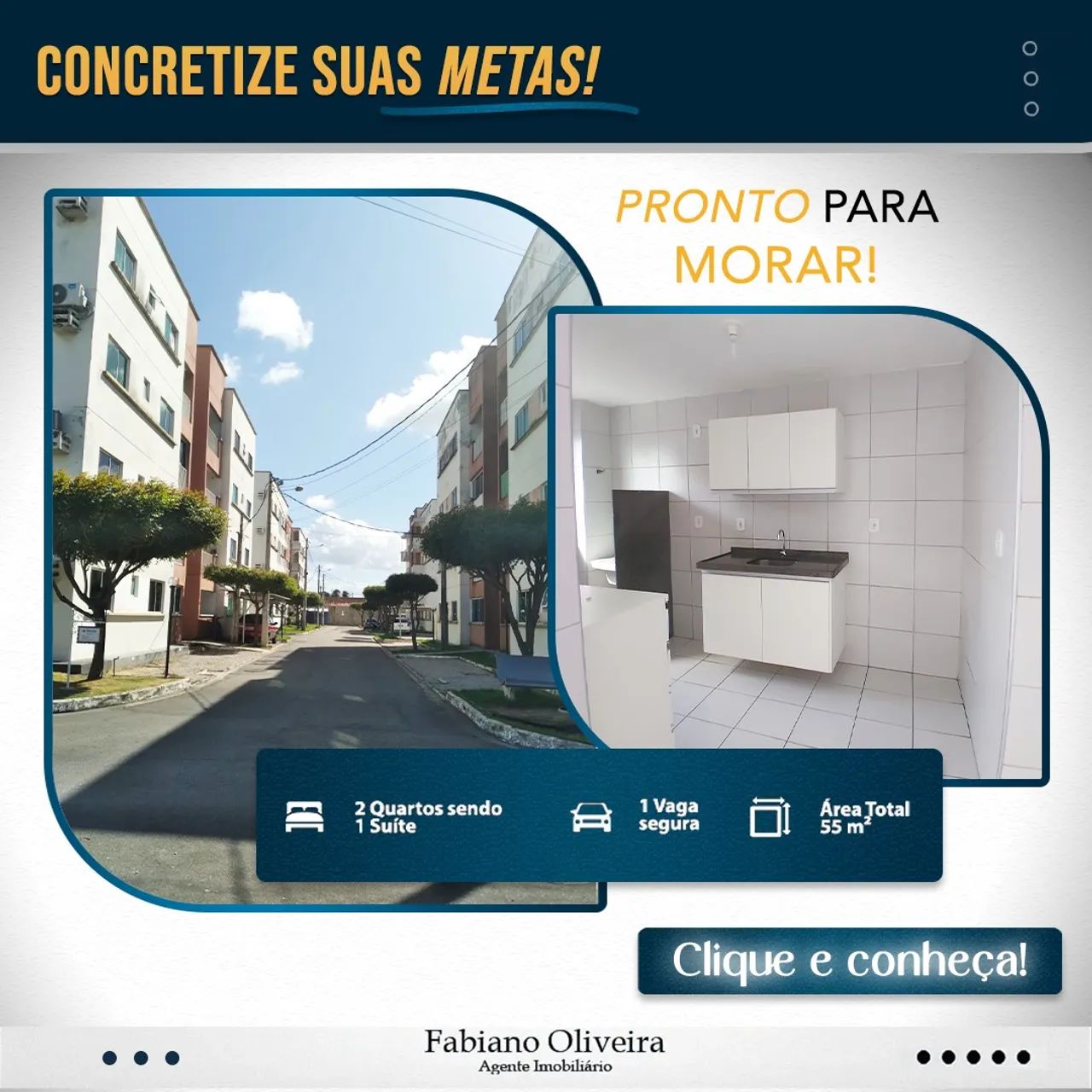 Apartamento para venda com 55 metros quadrados com 2 quartos em Rosa dos Ventos - Parnamir - Foto 4