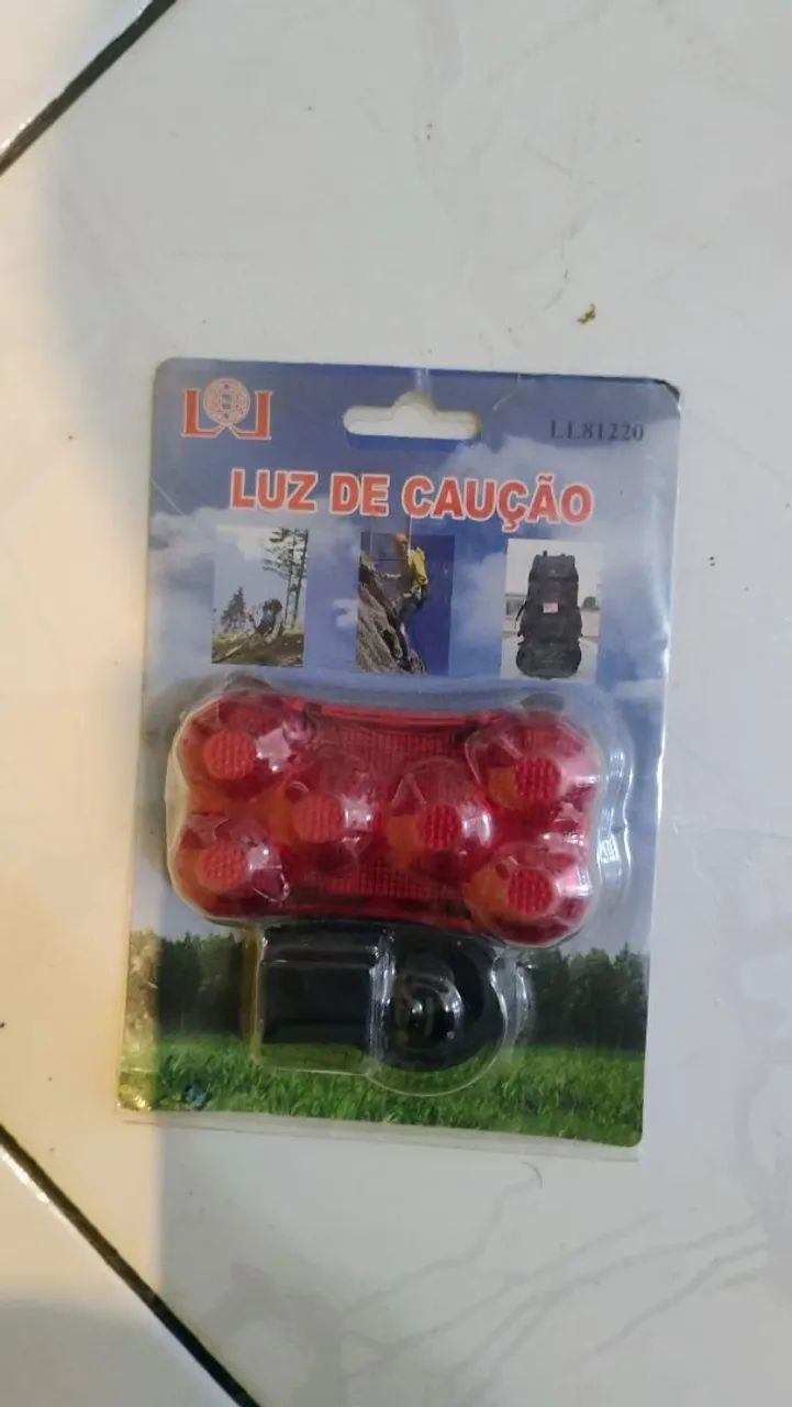 Luz de Caução para Bicicleta e mochila 