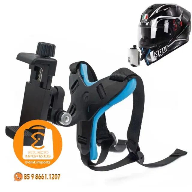 Suporte Universal para Celular em Capacete LE-143