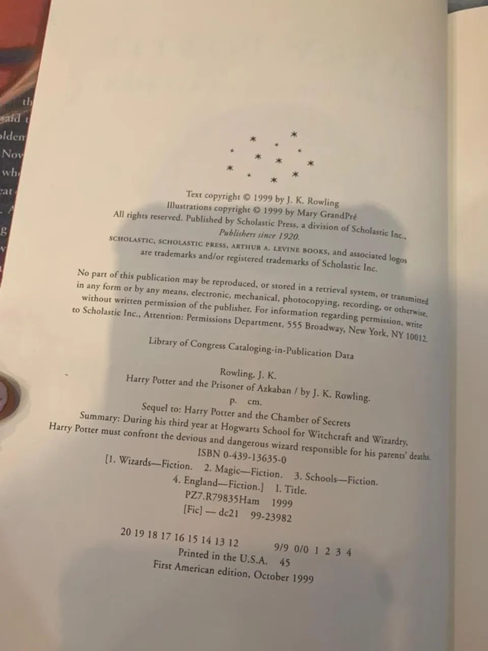 livro harry potter & o prisoneiro de azkaban importado 1ª edição estadunidense - em inglês - Foto 2
