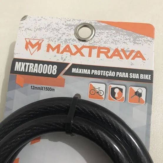 Tranca de bicicleta MaxTava 12mmx1500mm