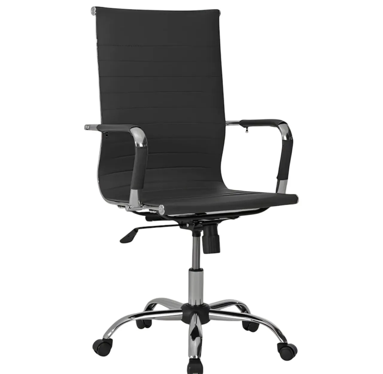 Cadeira office DE Escritório Presidente Elegante Ergonômica Conforto Couro Sintético