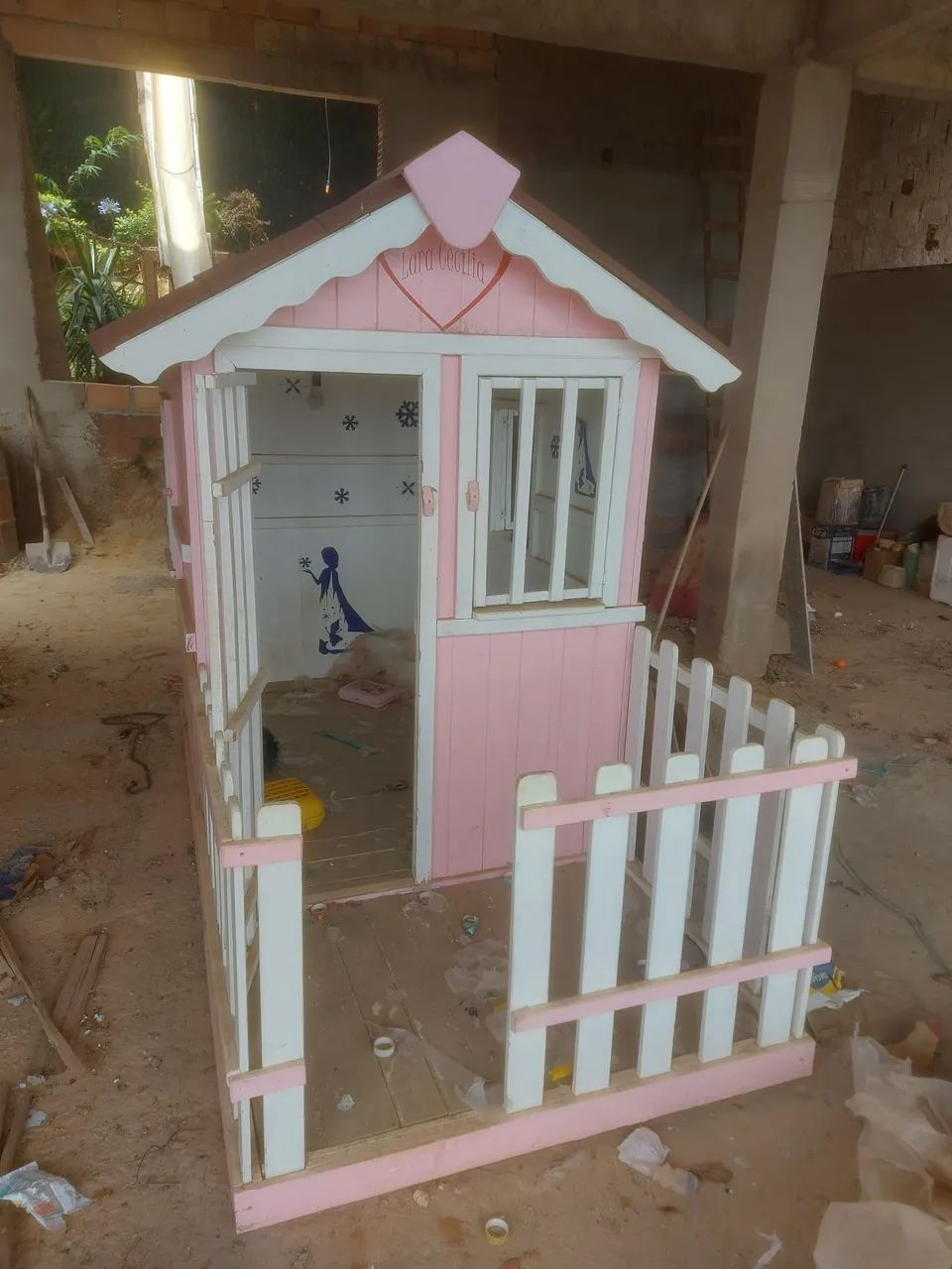 Casinha de madeira infantil  - Foto 5