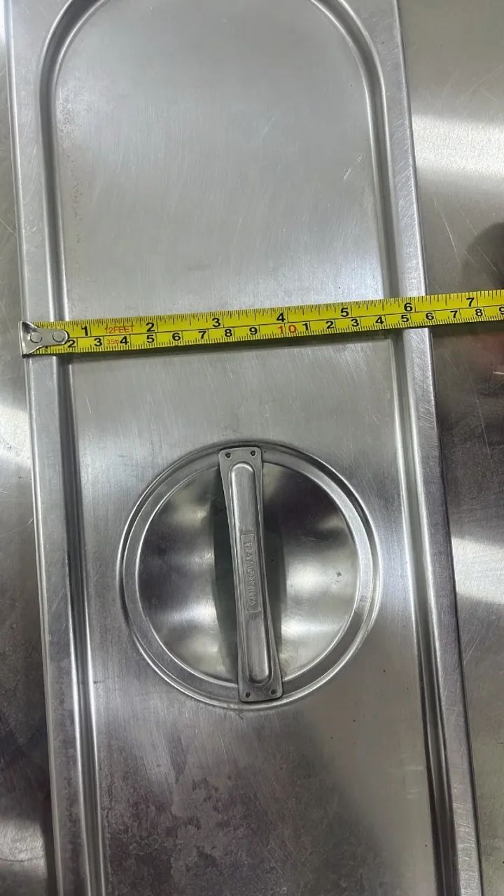 TAMPA PARA CUBA GN?2/4 - AÇO INOX (TRAMONTINA) | COMPATÍVEL COM MAQUINAS ITALIANINHA 