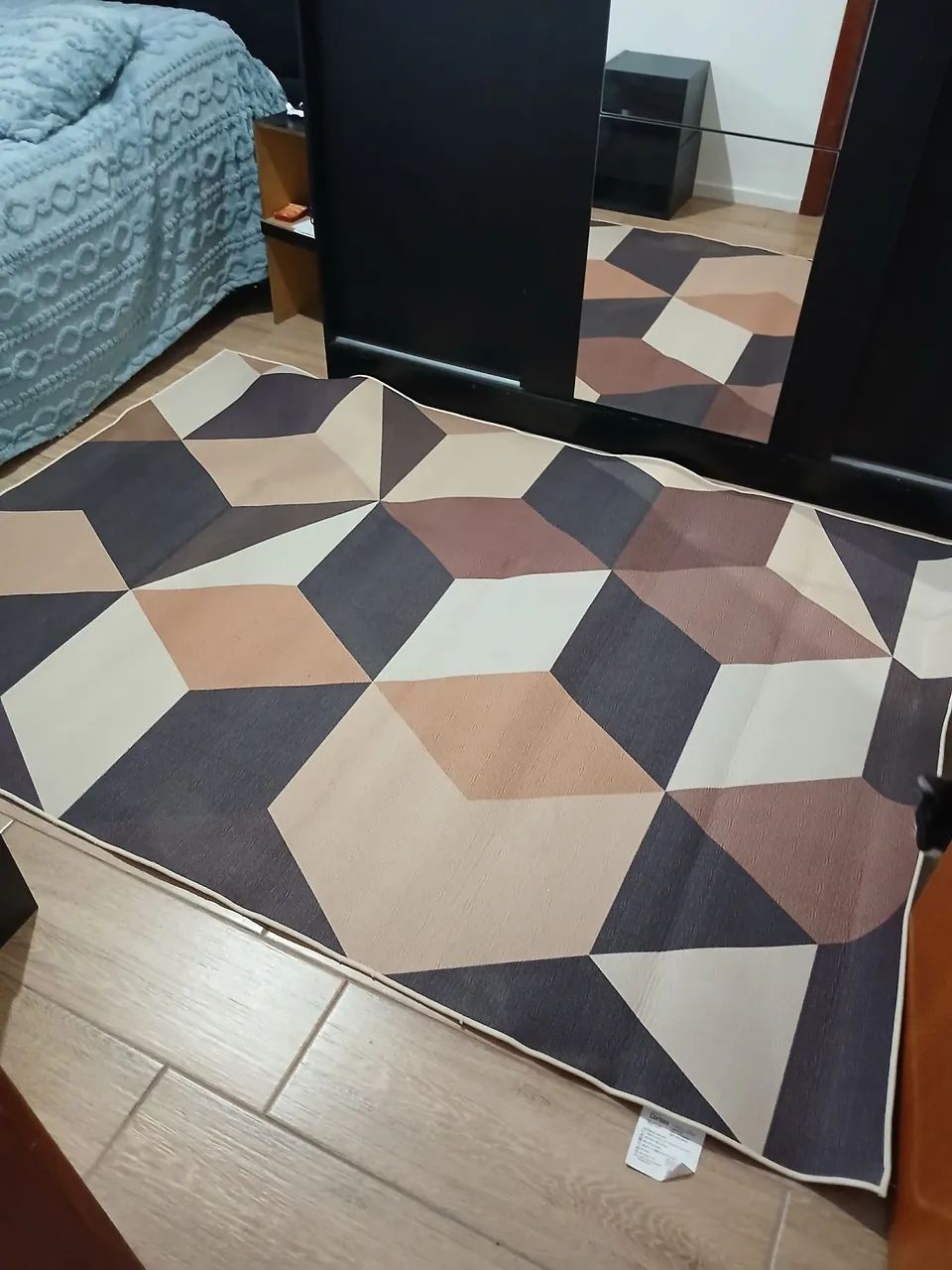 Tapete Geométrico Moderno para Sala ou Quarto - Foto 2